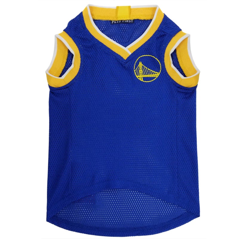 Pets First NBA GOLDEN STATE WARRIORS DOG Jersey  X-Small - Tank Top Basketball Pet Jersey - Image 2